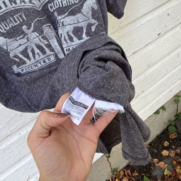 LEVI’S Men’s Single Stitch Retro Logo Tee, Heather Gray- Size Small - Picture 6 of 6